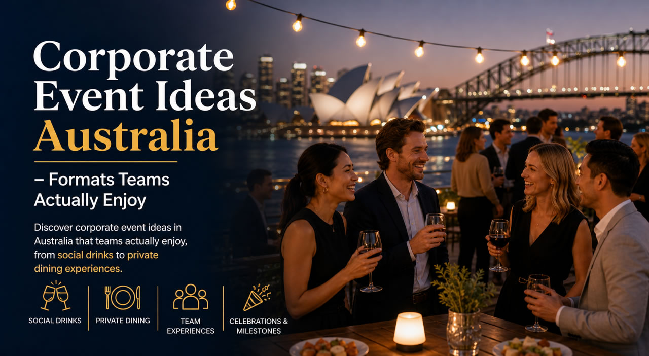 Corporate Event Ideas Australia – Formats Teams Actually Enjoy