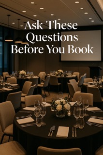 What to ask your Corporate Venue